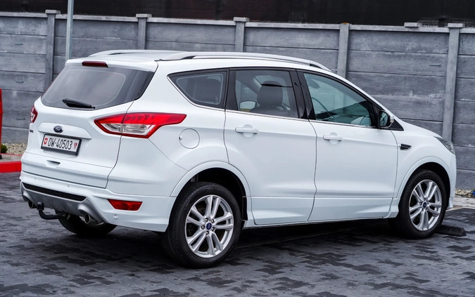 Ford Kuga cena 51900 przebieg: 247500, rok produkcji 2014 z Ozimek małe 781